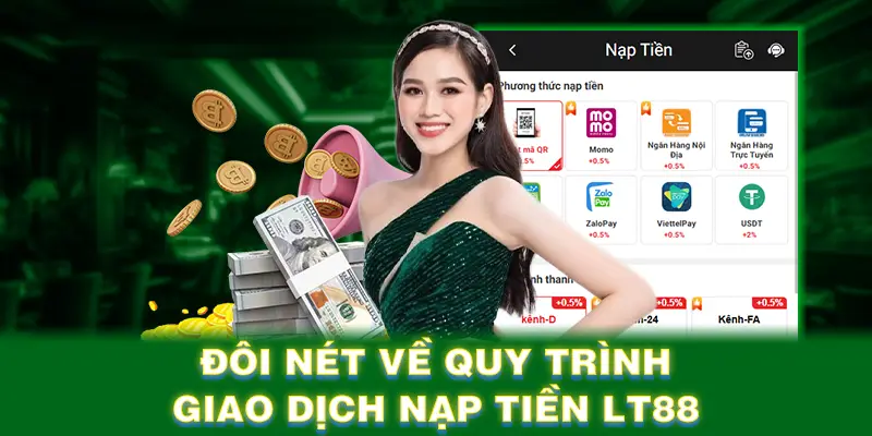 Đôi nét về quy trình giao dịch nạp tiền LT88
