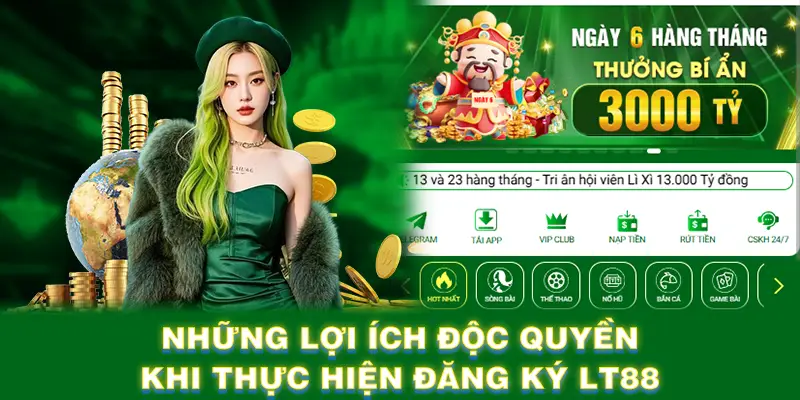 Những lợi ích độc quyền khi thực hiện đăng ký LT88