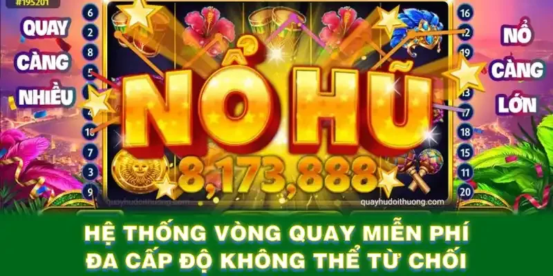 Hệ thống vòng quay miễn phí đa cấp độ không thể từ chối